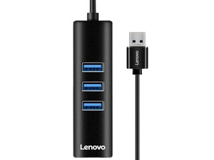 خرید هاب یواس‌بی با 4 پورت لنوو Lenovo 4 Ports USB3.0 Hub Splitter A615