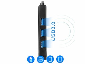 خرید هاب تایپ‌سی با 6 پورت لنوو Lenovo 6 in 1 Type C HUB Adapter S706