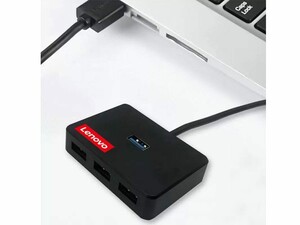 قیمت هاب 4 پورت با کابل 50 سانتی‌متری لنوو Lenovo 4Ports USB3.0 Hub X1-04A