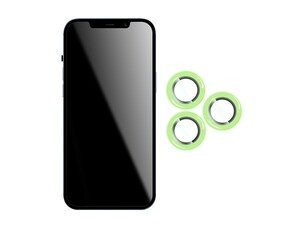 محافظ لنز شبرنگ آیفون 12 و 12 پرو گرین Green iPhone 12/12 Pro Night Glow Luminous Camera Lens Ring