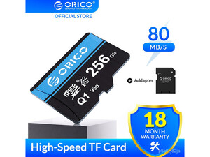 قیمت کارت حافظه 256 گیگ اوریکو ORICO MSQ1-256GB High-Speed TF Card