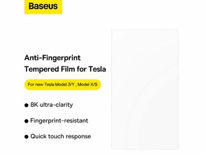 قیمت محافظ صفحه نمایش شیشه‌ای تسلا ایکس/اس 17 اینچ بیسوس Baseus 0.3mm Full-glass Tempered Glass Film SGBL062502