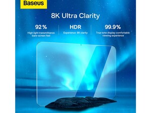 محافظ صفحه نمایش شیشه‌ای تمام صفحه هواوی میت‌پد 11 10.95 اینچ بیسوس Baseus 0.3mm Full-glass Tempered Glass Film SGBL022302