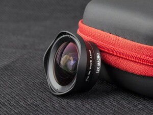 لنز موبایل واید و ماکرو Osino HD 4K Wide Lens &amp;amp; 12X Macro Lens