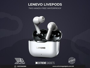 هندزفری بلوتوث دوگوش لنوو Lenovo LivePods LP1 Wireless Handsfree