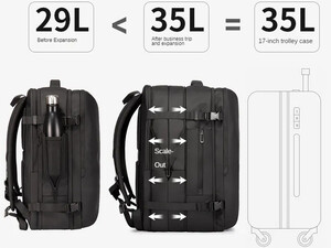 کوله لپ تاپ مسافرتی ضد آب بنج BANGE BG-1909 Small 35L Backpack Waterproof Traveling Computer Bag