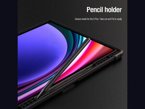 کیف محافظ بامپردار تبلت سامسونگ اس 9 اولترا نیلکین Nillkin Bumper Leather cover case Pro Multi-angle folding style Samsung Galaxy Tab S9 Ultra