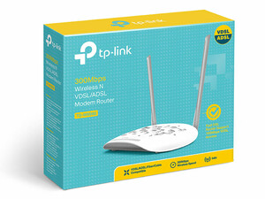 مودم روتر تی پی لینک با سرعت 300 مگابیت بر ثانیه وای فای TP-Link W9960 300Mbps Wi-Fi VDSL/ADSL Modem Router