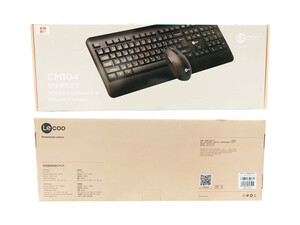 خرید کیبورد و ماوس با سیم لنوو Lenovo Lecoo CM104 Wired Keyboard And Mouse Business Combo