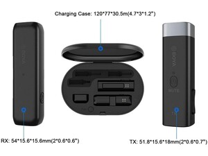 میکروفون وایرلس بویا BOYA BY-WM3U 2.4GHz Wireless Microphone