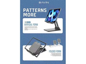 پایه نگهدارنده رومیزی تبلت باوین Bavin PS-11 Dual Tube Floding Stand