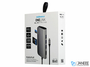 هاب یو اس بی تایپ سی مومکس Momax Onelink All-In-1 Type-C Hub