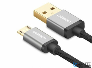 کابل شارژ و انتقال داده یو اس بی به میکرو یو اس بی یوگرین Ugreen Micro USB Data Cable 1.5M