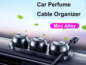 خوشبو کننده و گیره نگهدارنده کابل شارژ جویروم JOYROOM HL-CY020 CAR USE PERFUME DIFFUSER