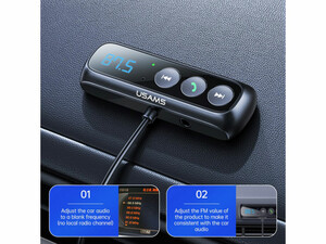 گیرنده صوتی بلوتوثی یوسامز Usams SJ503 TF Card Receiver FM Transmitter