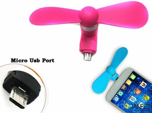 مینی پنکه میکرو یو اس بی Mini Portable Micro USB Fan