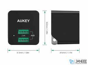 شارژر دیواری آکی Aukey PA-U32 Wall Charger