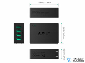 شارژر دیواری آکی Aukey PA-U36 Wall Charger