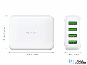 شارژر دیواری آکی Aukey PA-U41 Wall Charger