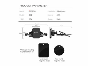 پایه موبایل یسیدو YESIDO C92