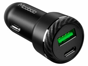 شارژر فندکی سریع تایپ سی و یو اس بی 38 وات مک دودو Mcdodo USB PD Type-C Quick Car Charger 38W CC-597