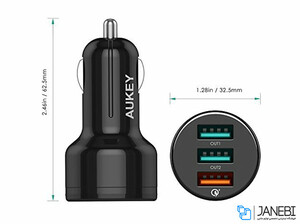 شارژر فندکی فست شارژ ماشین آکی CC-T11