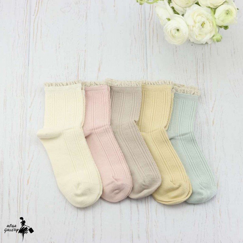 جوراب  نیم ساق گیپوری کد S9515