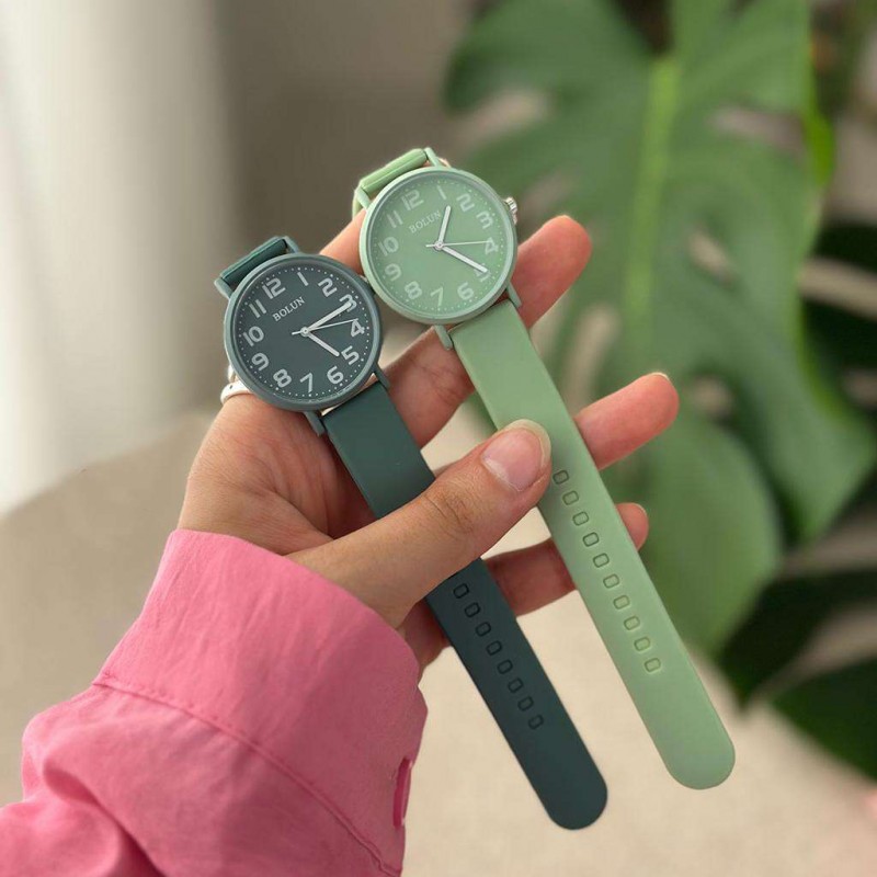 ساعت مچی بند سیلیکونی بلون عدد دار کد AB1004