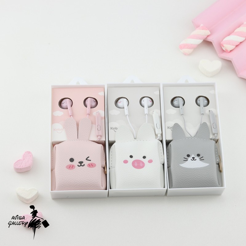 هندزفری و کیف هندزفری Kinbni کد AB1076