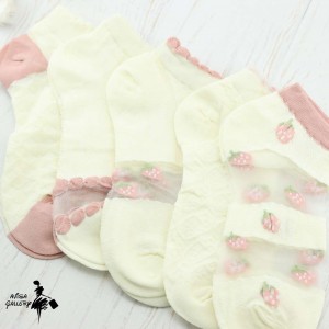 جوراب مچی توت فرنگیS9523