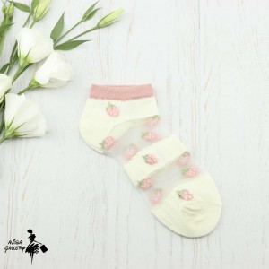 جوراب مچی توت فرنگیS9523