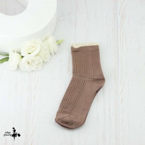 جوراب ساقدار گیپوری موکا S9531