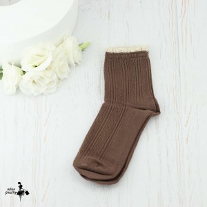 جوراب ساقدار گیپوری موکا S9531