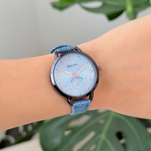 خرید ساعت مچی بند سیلیکونی مانمیلی AB1156