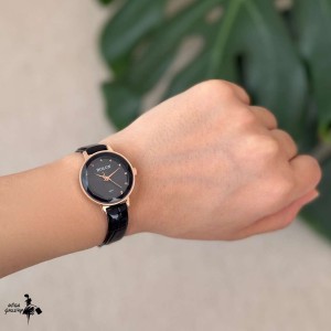 ساعت مچی بند چرمی  بلون کد  AB1166