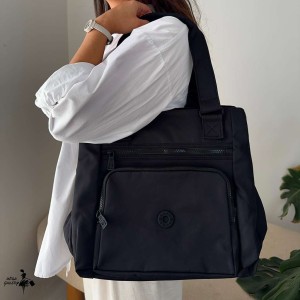 کیف دوشی برزنتی سایز بزرگ بوبو کد 8208