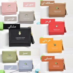 کیف پول سه لت کاکتوس کد AB1027