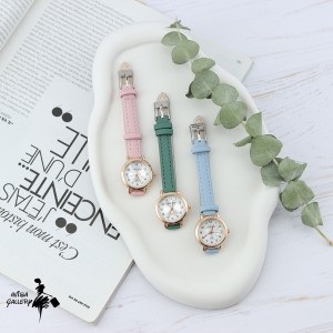 ساعت مچی بند چرمی  بلون کد AB1104