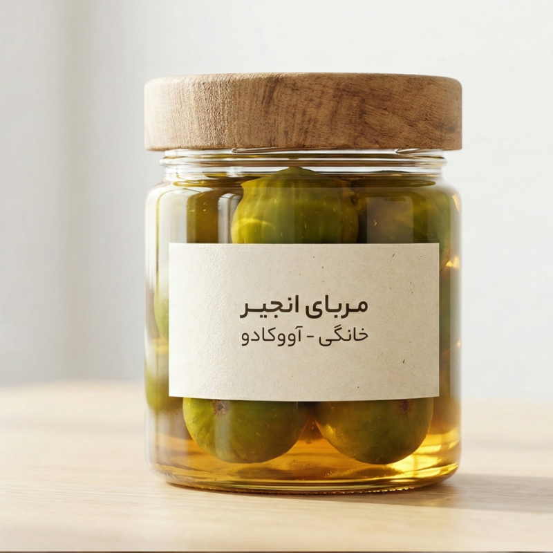 مربای انجیر دست‌ساز لوکس