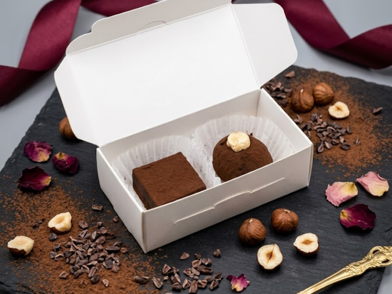 باکس ۲ عددی میکس مینی‌مال (فاج و ترافل فندق)