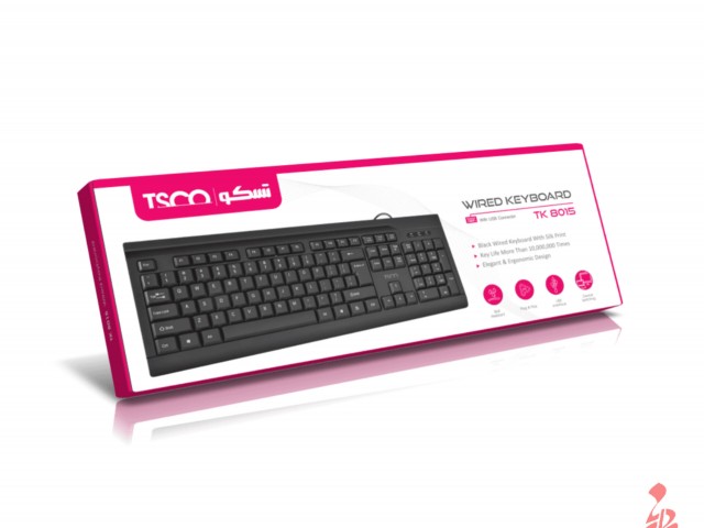 کیبرد تسکو سیم دار TSCO TK 8015