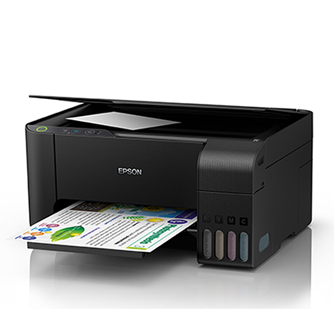 چاپگر جوهر افشان سه كاره اپسون با چهار مخزن رنگL3110