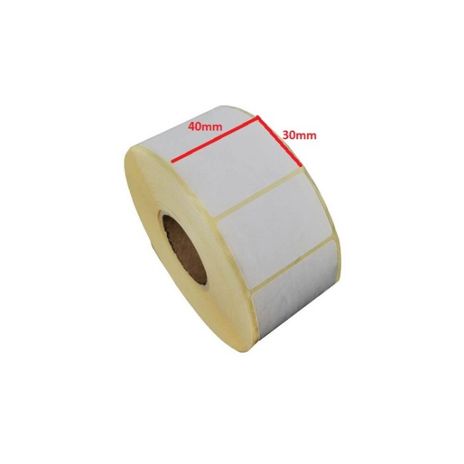 لیبل حرارتی 40*30  (2000 عددی) پرچسب سفارشی چاپ بدون ریبون