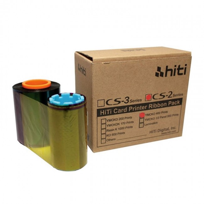ریبون رنگی هایتی Hiti CS-2 YMCKO 400 Prints اورجینال