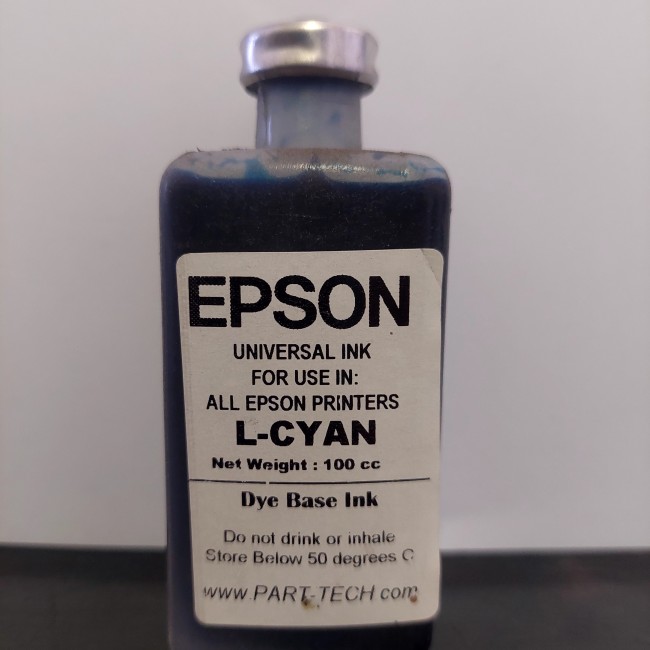 جوهر شارژی پارت  اپسون L۸۰۰/ L۸۰۵  رنگ آبی روشن