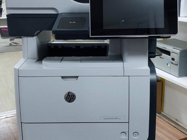 چاپگرچهارکاره اچ پی مدلM525dn پشت رو زن استوک