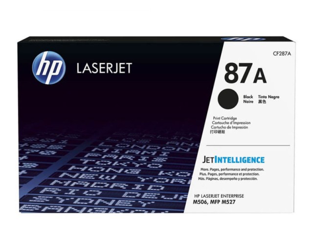 کارتریج مشکی طرح اچ پی مدل 87a