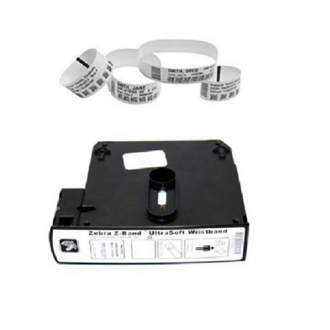 ریبون پرینتر زبرا مدل z-band مناسب برای مچ بند بیمارستانی