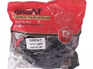 کابل GREAT HDMI  ده متری