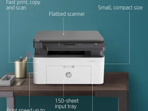 پرینتر لیزری سه کاره اچ پی HP MFP 136w جدید